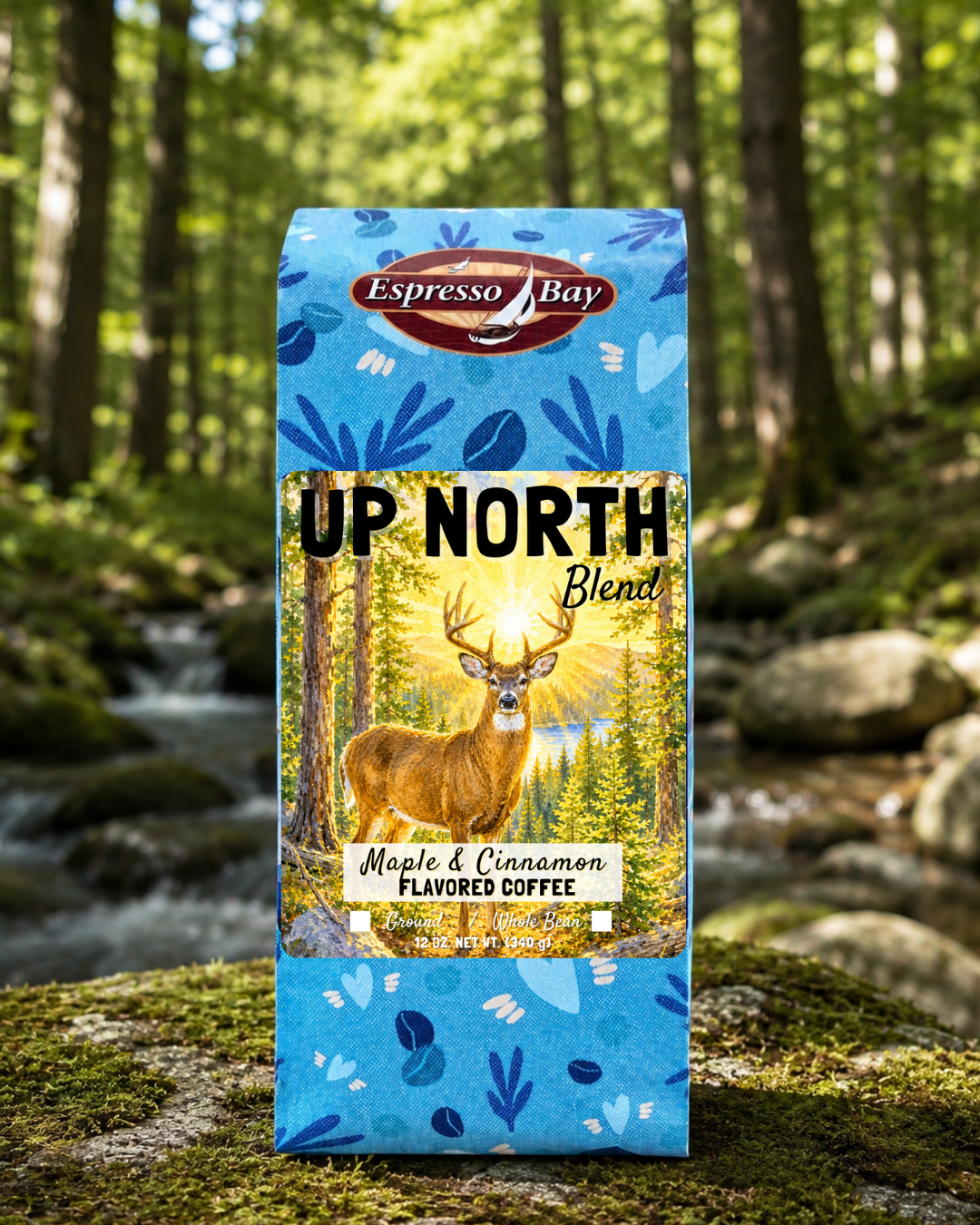 Up North Blend: Whole Bean / 12 oz. Flavored: Maple & Cinnamon