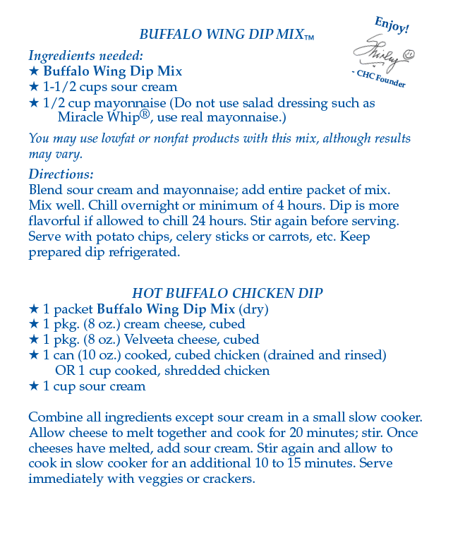 Buffalo Wing Dip Mix