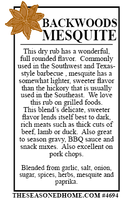 Backwoods Mesquite Rub