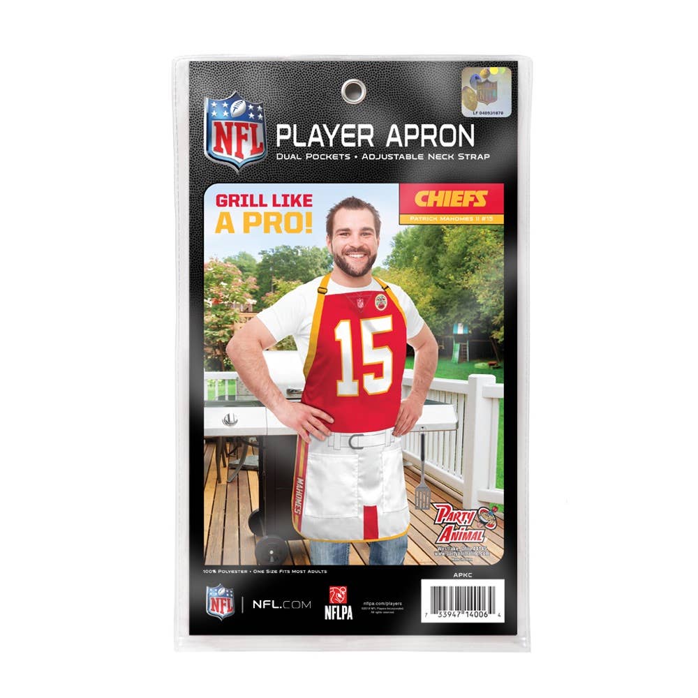 Kansas City Chiefs NFL Jersey Apron - Patrick Mahomes