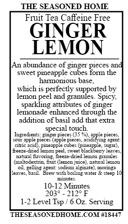 Ginger Lemon Fruit Tea