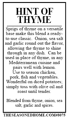Hint of Thyme Blend
