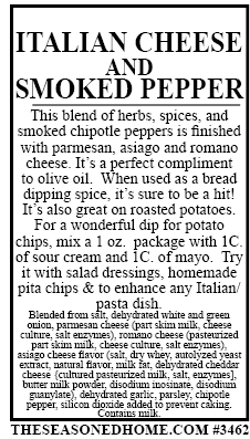 Italian Cheese & Smoked Pepper Blend