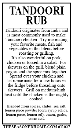 Tandoori Rub Blend