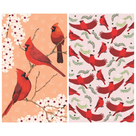 Cardinal - Dual Sided Tea Towel - Kitchen & Hand Towel