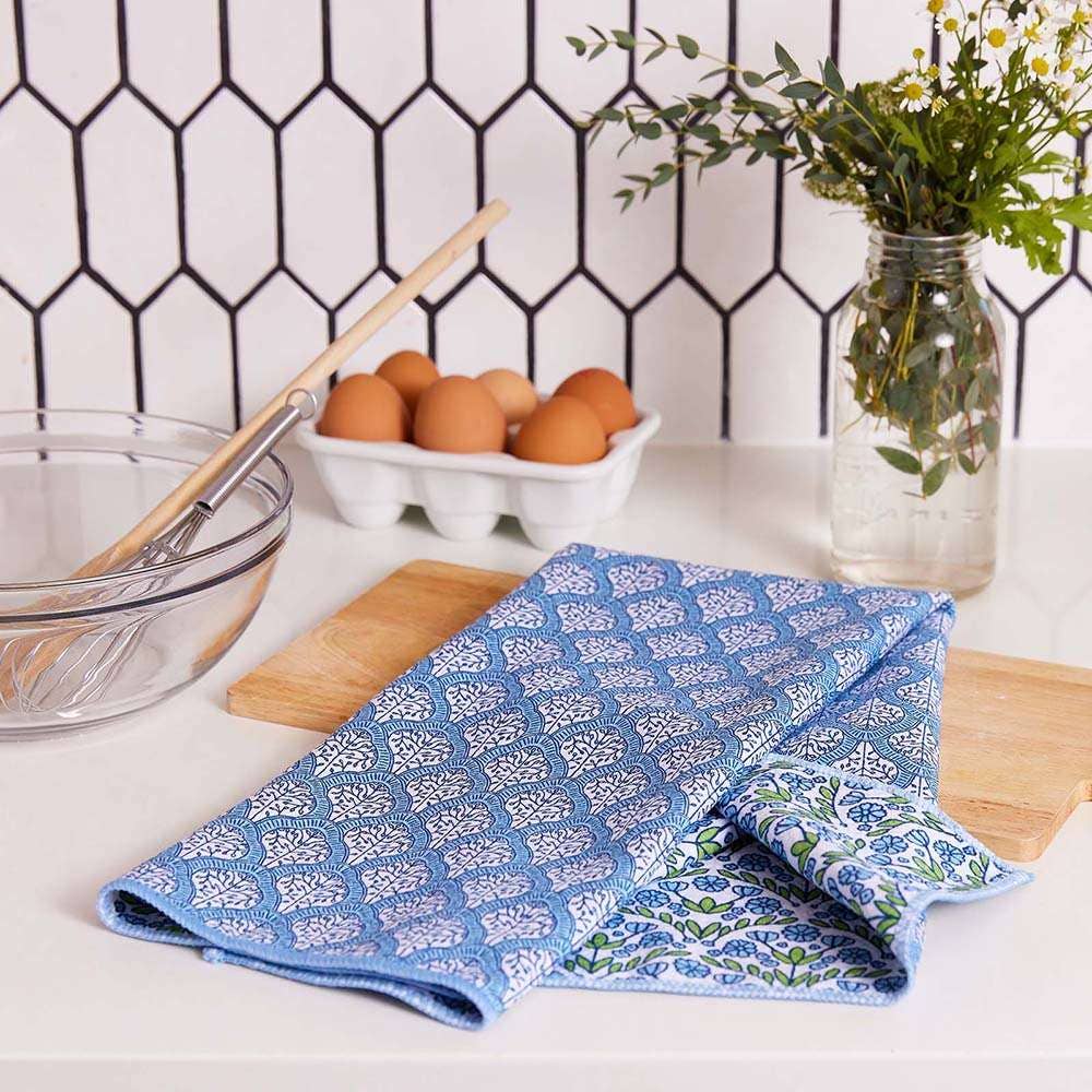 Blaire Blue Eco Tea Towel