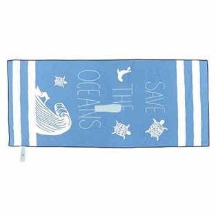 Save The Oceans Reversible Eco Beach Towel