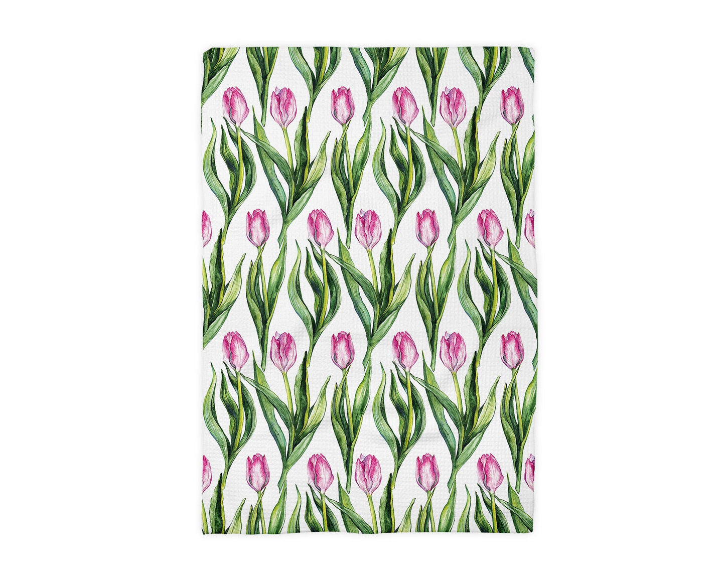 Tulip Floral Kitchen Flower Bloom Spring Summer Towel