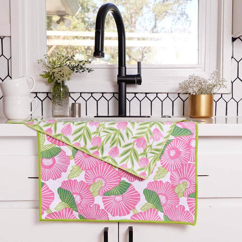 Poppy Papaver Eco Tea Towel
