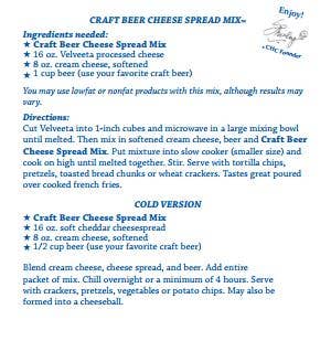 Michigan Craft Beer Cheesespread Mix