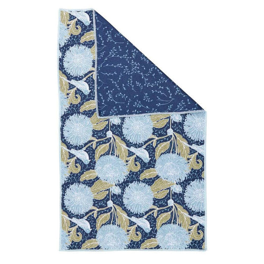 Chrysanthemum Bird Eco Tea Towel