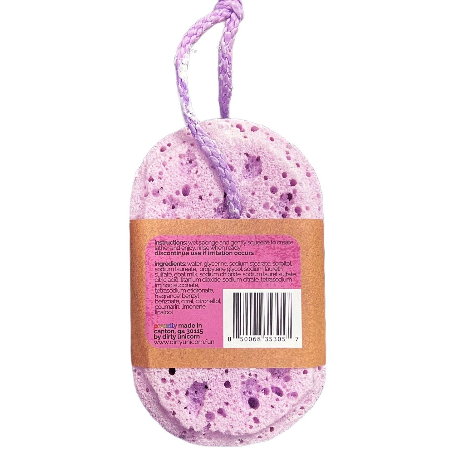 Soapy Scrubbie - Lavender Cashmere
