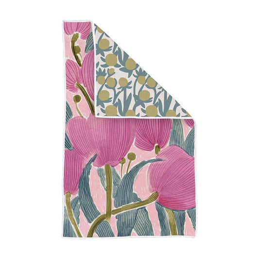 Tulip Blooms Eco Tea Towel