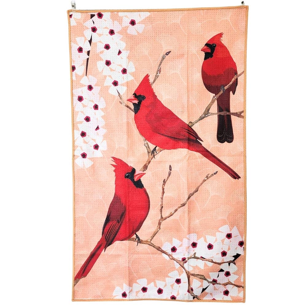 Cardinal - Dual Sided Tea Towel - Kitchen & Hand Towel