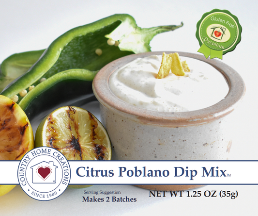 Mini Citrus Poblano Dip Mix