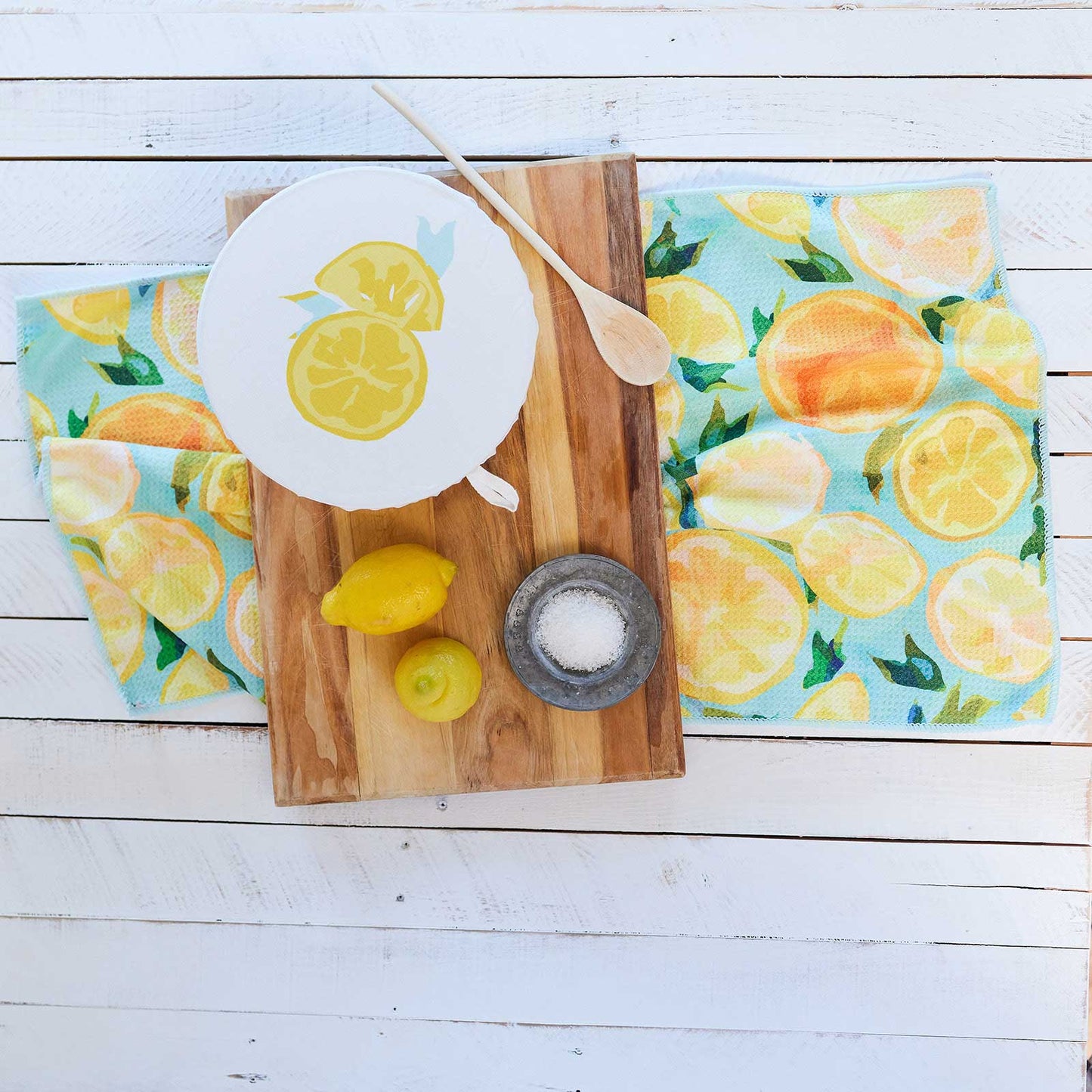 Lemon Slices Eco Kitchen Tea Towel