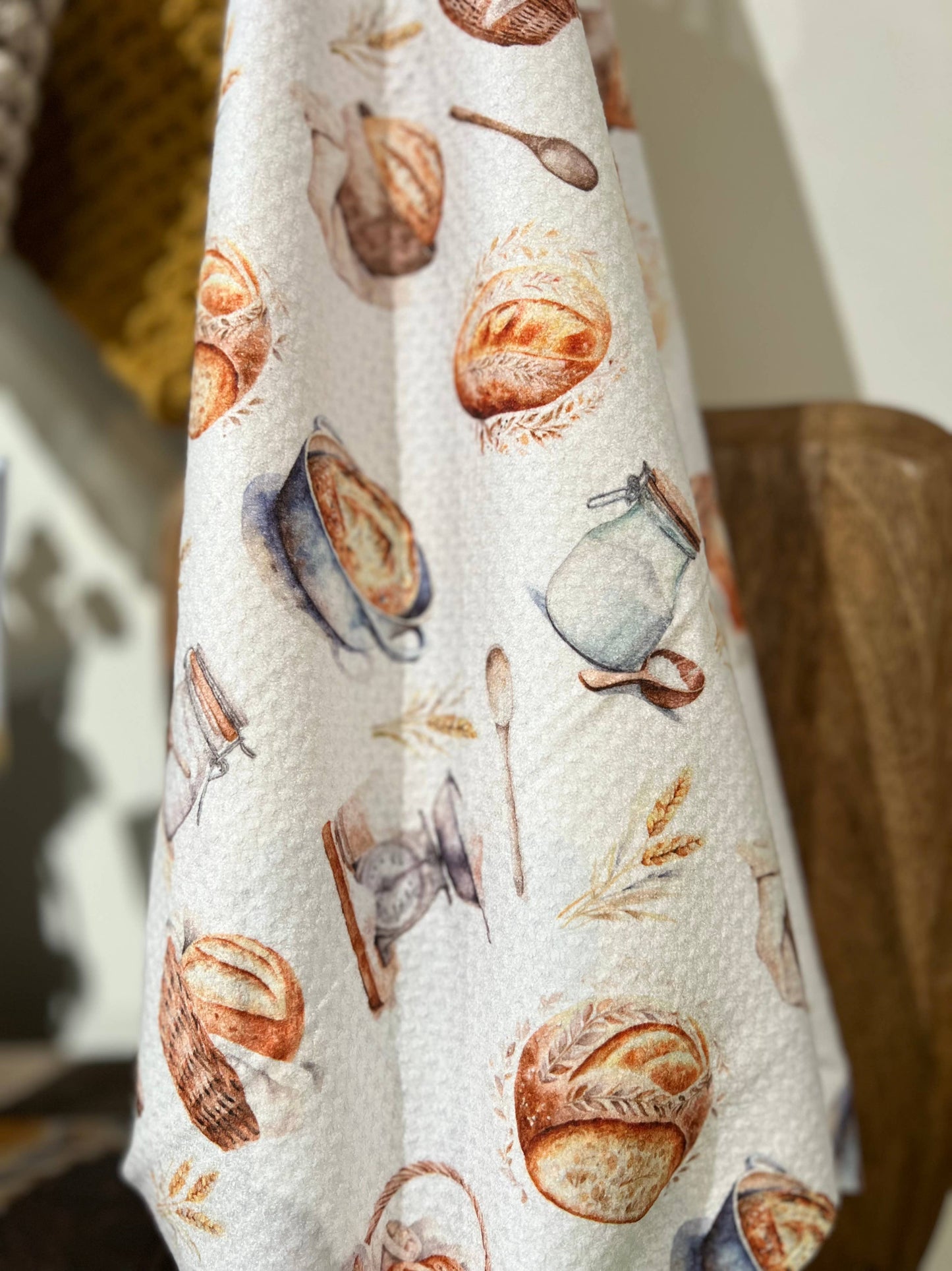 Sourdough White - Hand/Tea Towel - Recycled Microfiber
