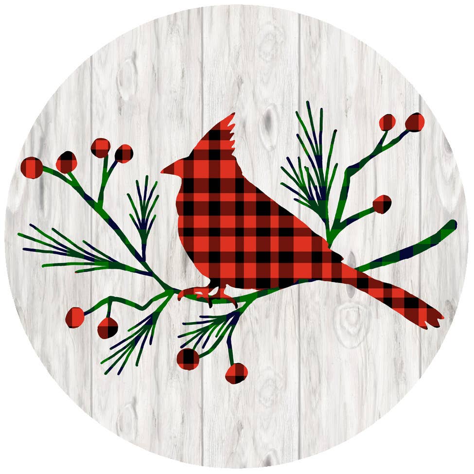 GG Plaid Cardinal: Jar Opener