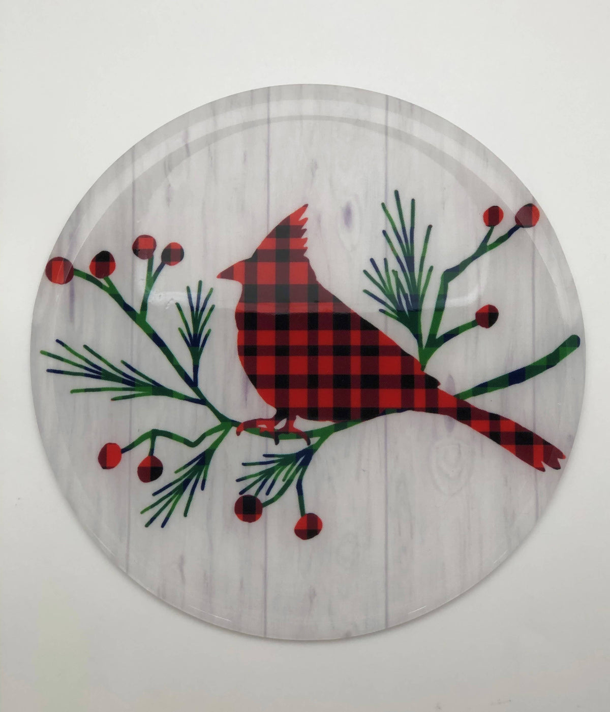 GG Plaid Cardinal: Jar Opener