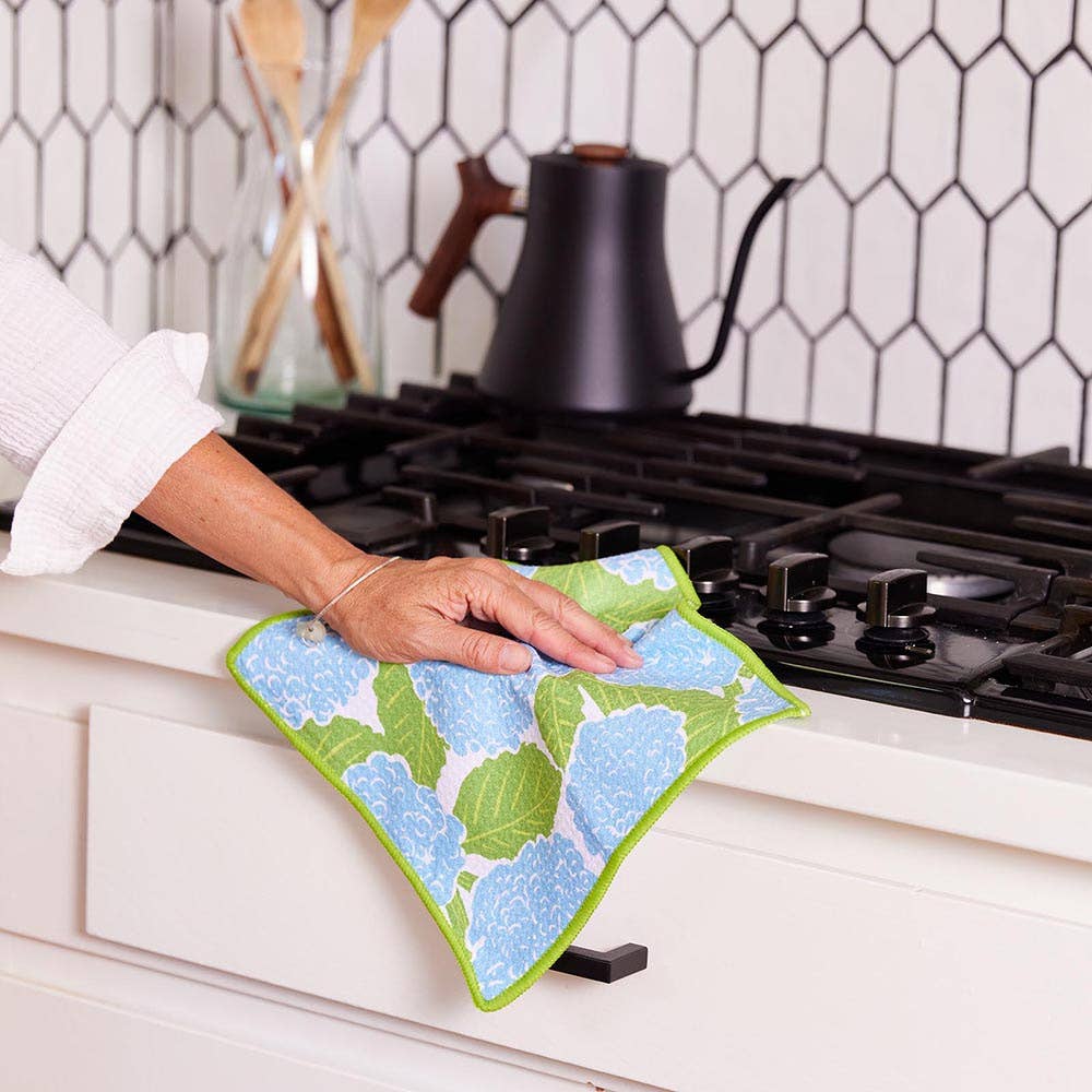 Blue Hydrangea Eco Dish Cloth (Set of 3)