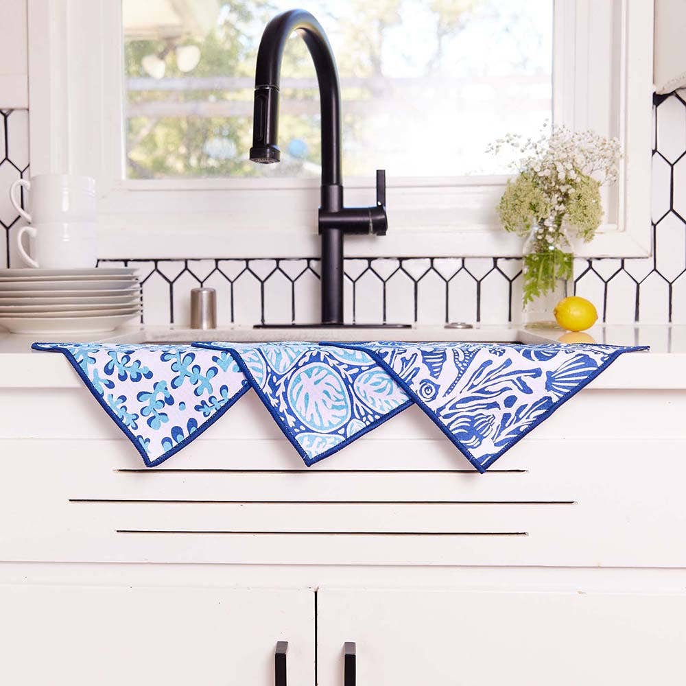 Sea Life Eco Dish Cloth (Set of 3)
