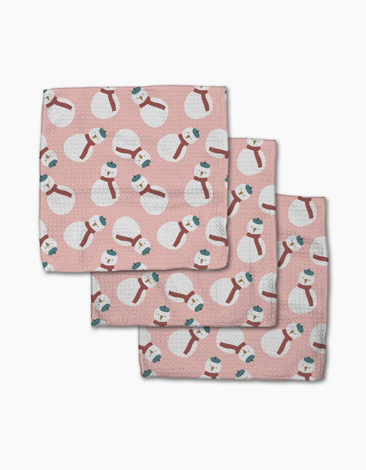 Snowman Dishcloth Set