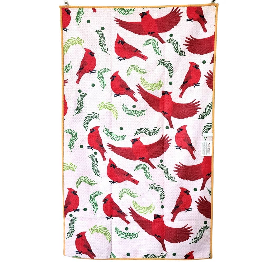 Cardinal - Dual Sided Tea Towel - Kitchen & Hand Towel