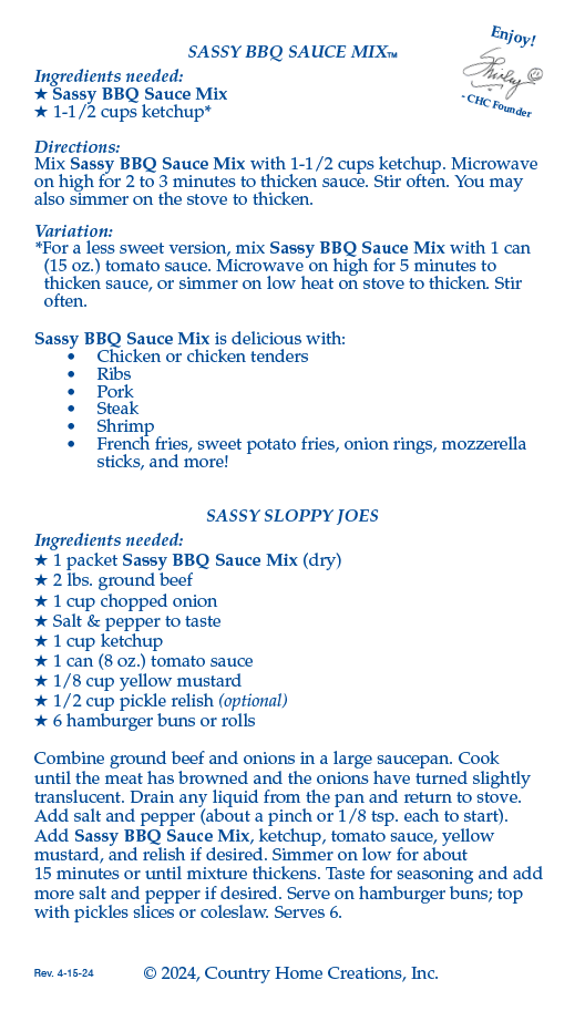 Sassy BBQ Dipping Sauce