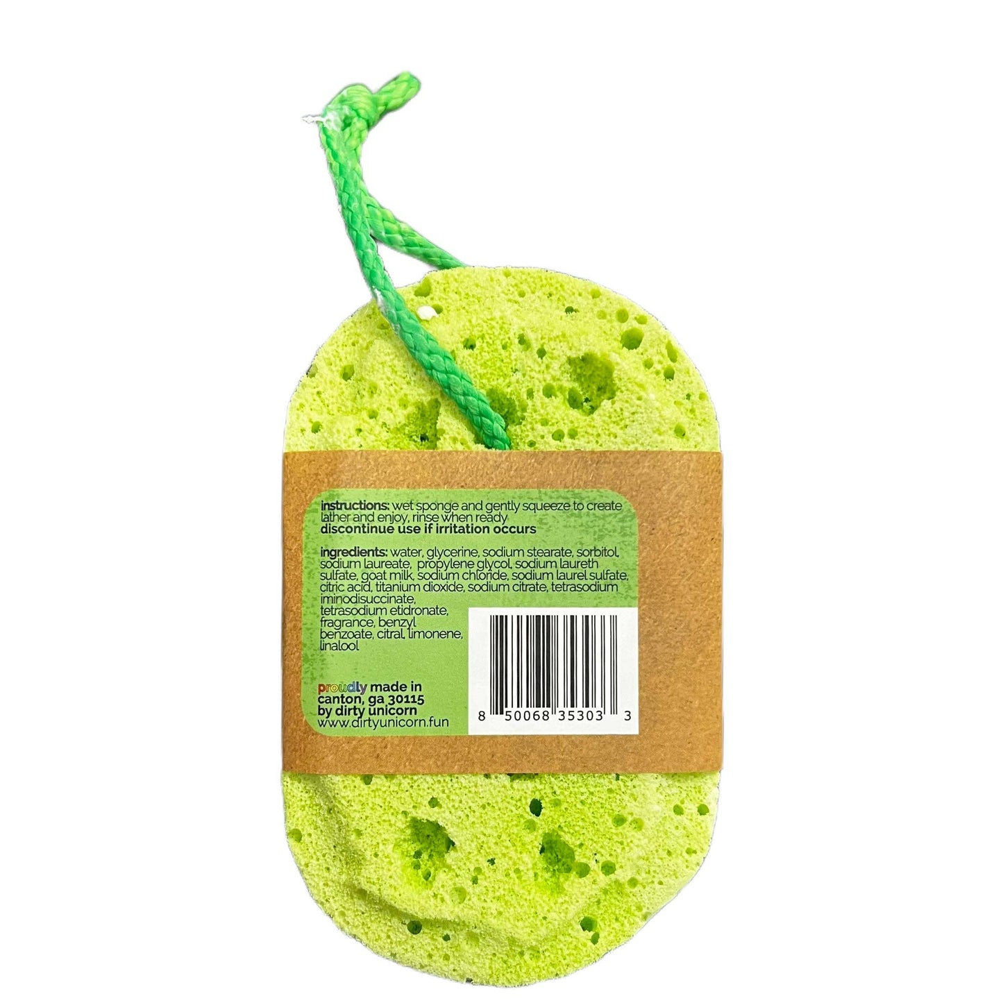 Soapy Scrubbie - Coconut Lime