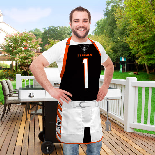 Cincinnati Bengals NFL Jersey Apron - Ja'marr Chase
