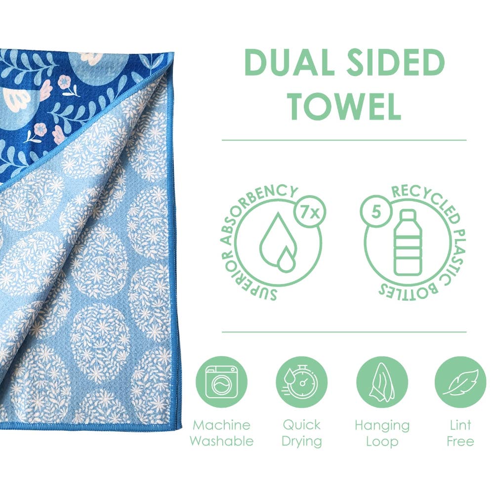 Chicks - Dual Sided Hand Towel- Microfiber Kitchen Towel