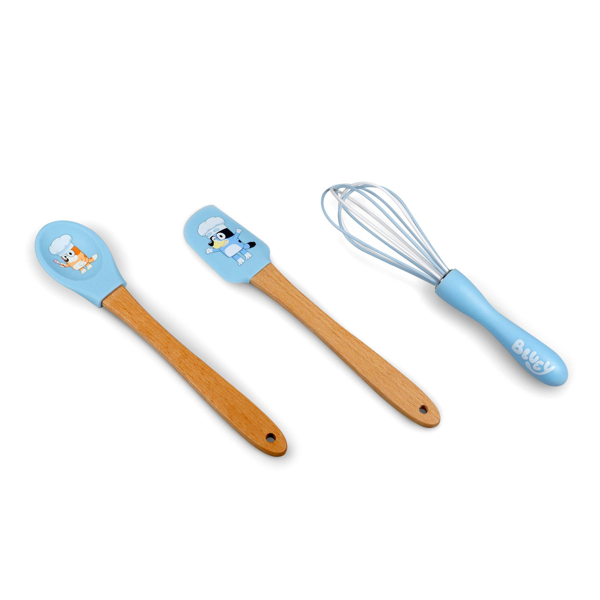 BLUEY™ Mini Utensil Set – 3pc Spatula, Whisk & Spoon