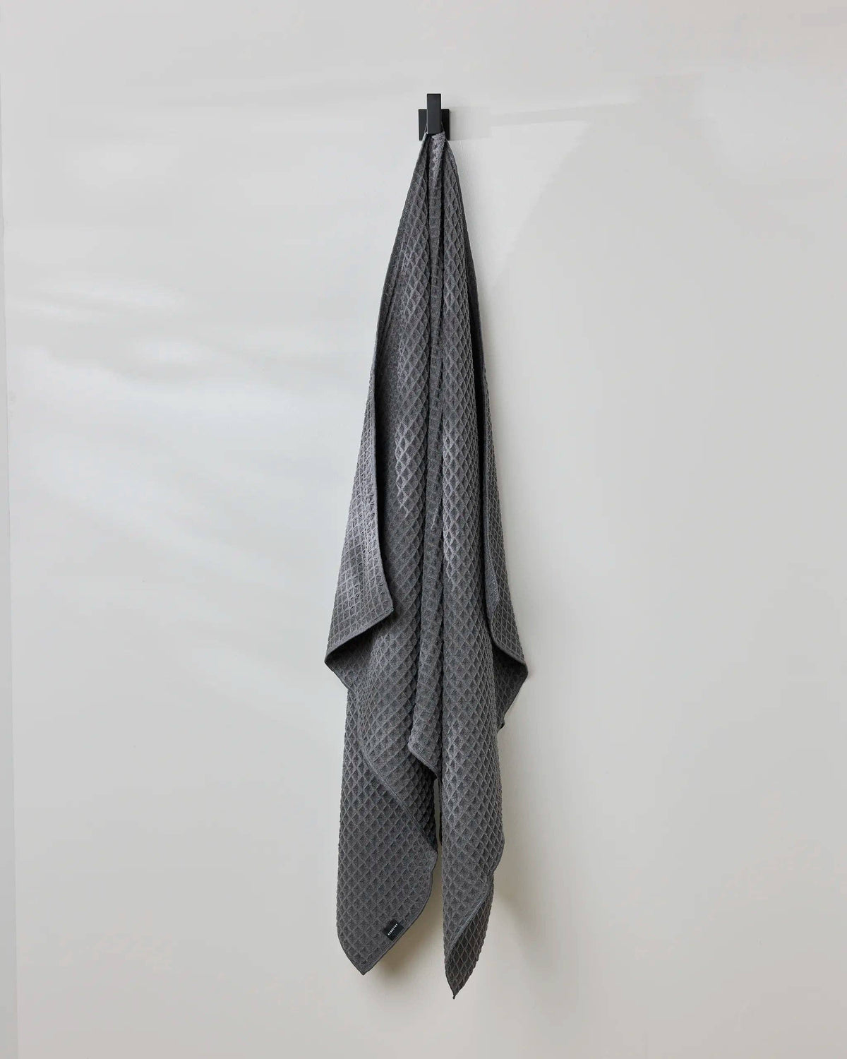 Charcoal Waffle Bath Towel