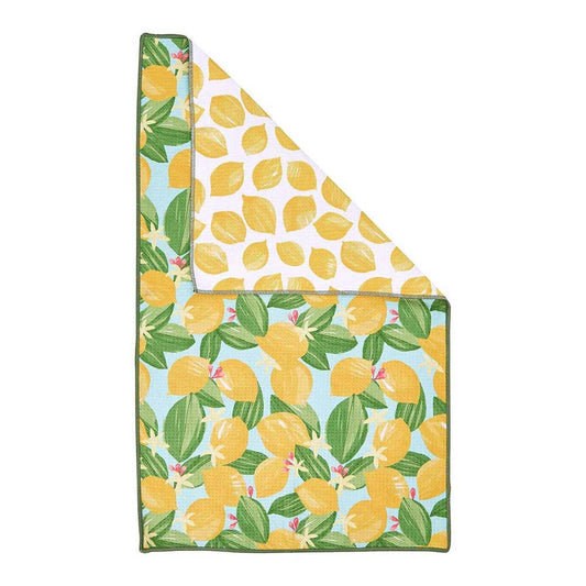 Lemon Blossoms Eco Tea Towel