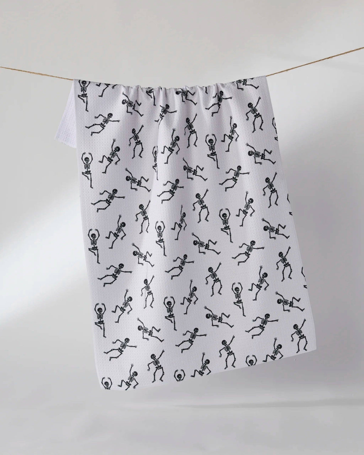 Bone Jamboree Tea Towel: White