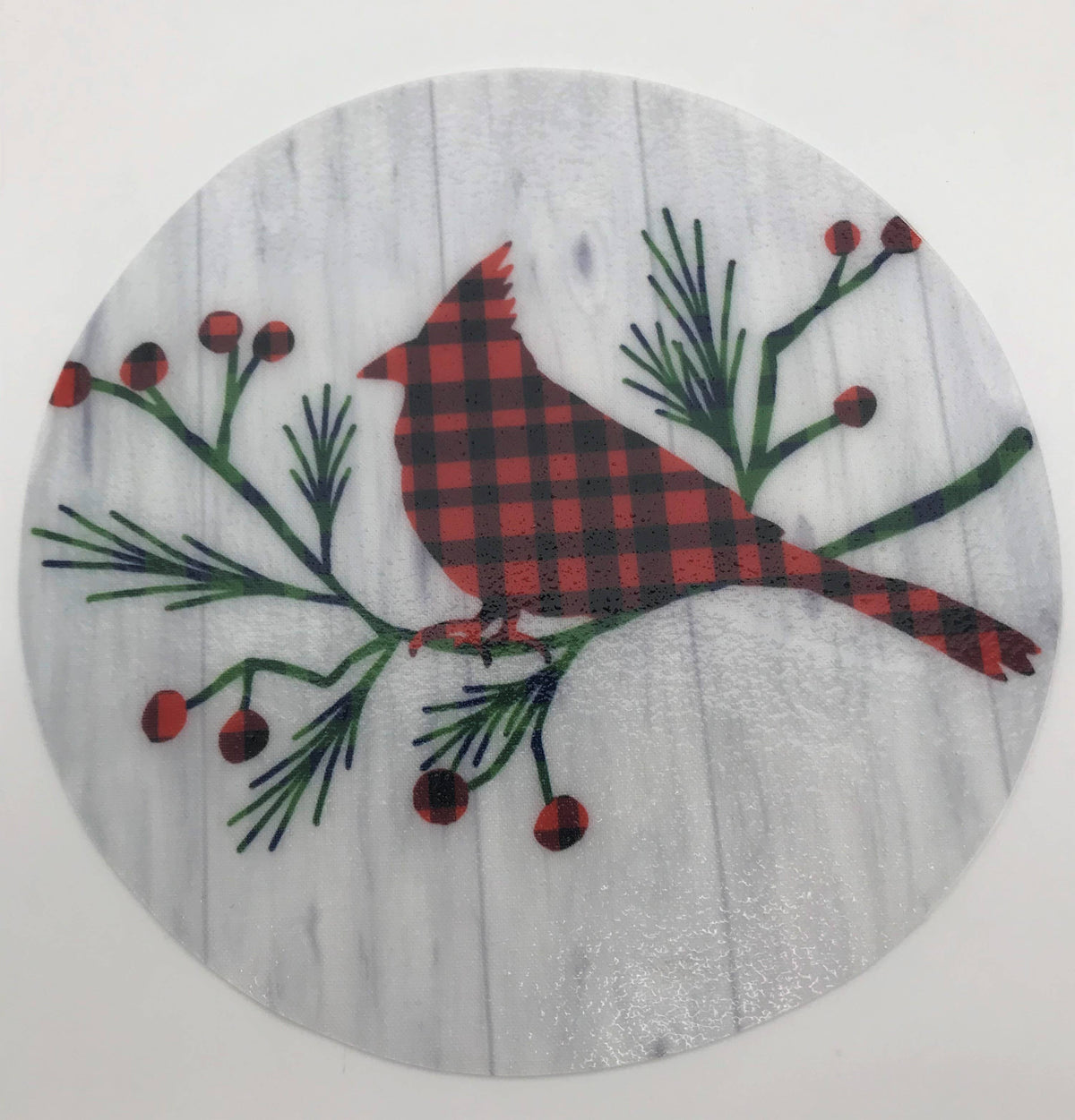 GG Plaid Cardinal: Jar Opener