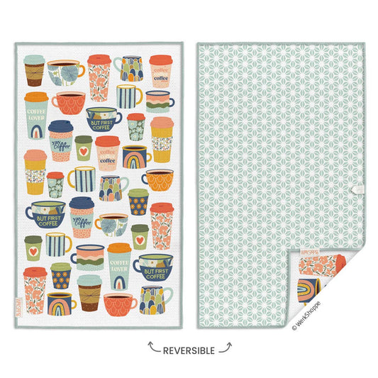 But First Coffee Microfiber Towel, Mother's Day Gift