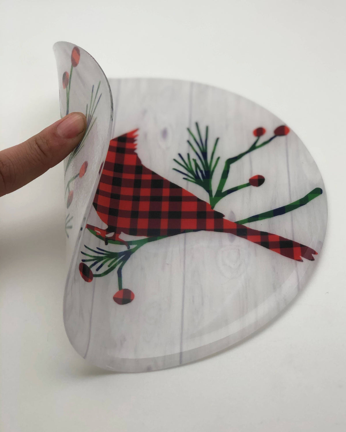 GG Plaid Cardinal: Jar Opener