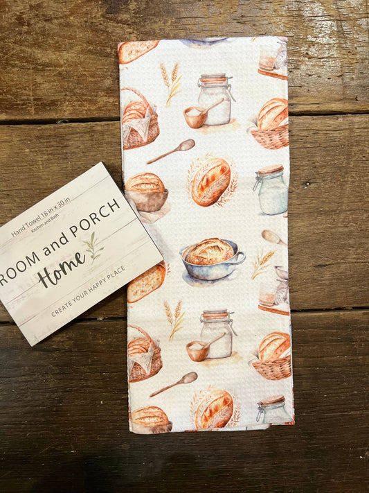 Sourdough White - Hand/Tea Towel - Recycled Microfiber