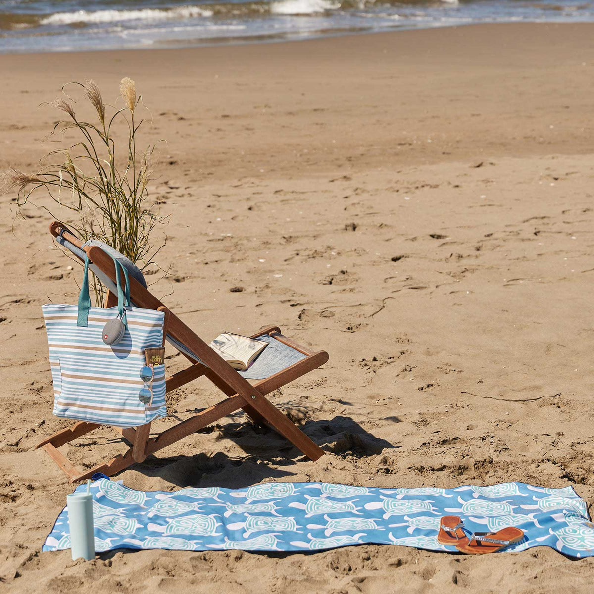 Save The Oceans Reversible Eco Beach Towel