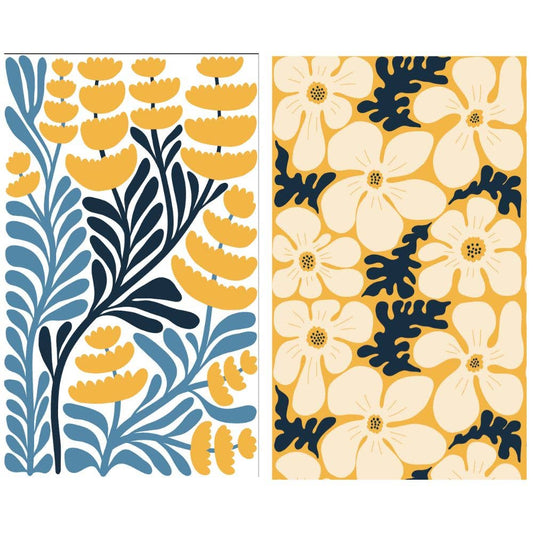 Golden - Dual Sided Hand Towels - Microfiber Kitchen Towels