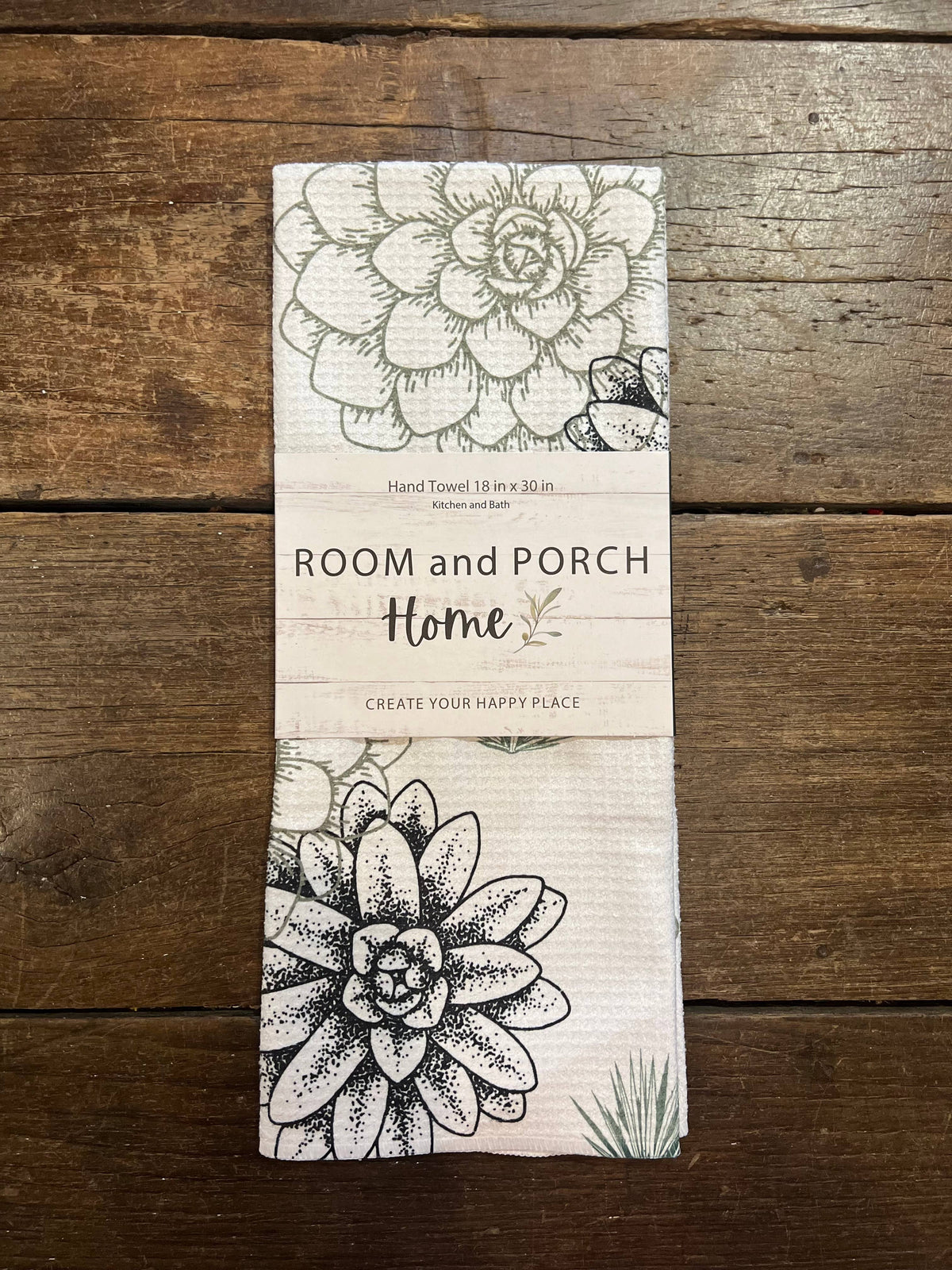 Succulent - Hand/Tea Towel - Recycled Microfiber