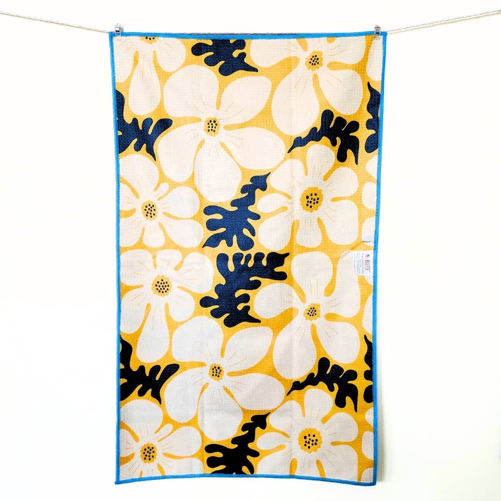 Golden - Dual Sided Hand Towels - Microfiber Kitchen Towels