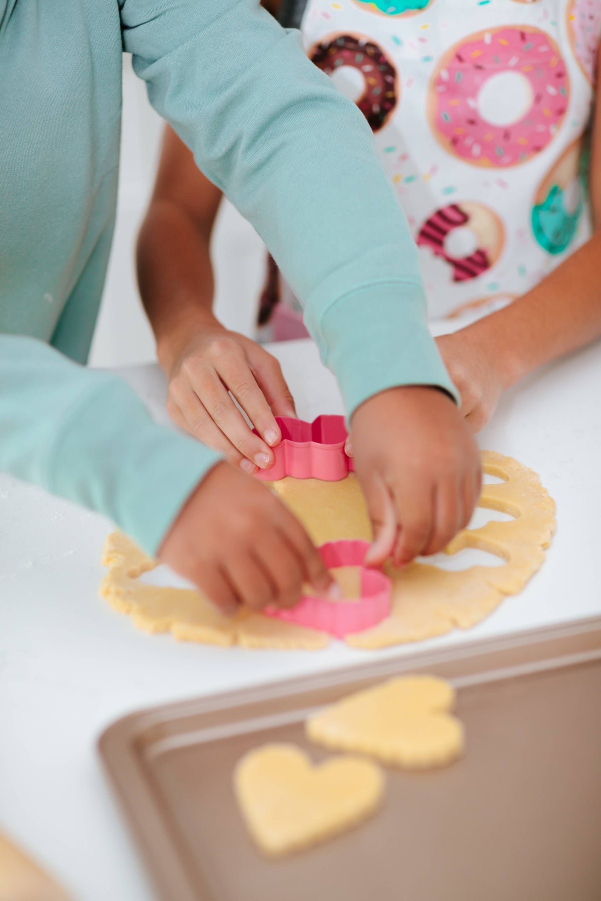 Bake With Love Spatula & Heart Cookie Cutter