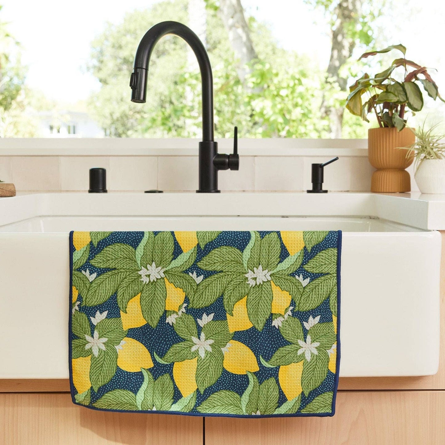Vintage Lemons Eco  Tea Towel