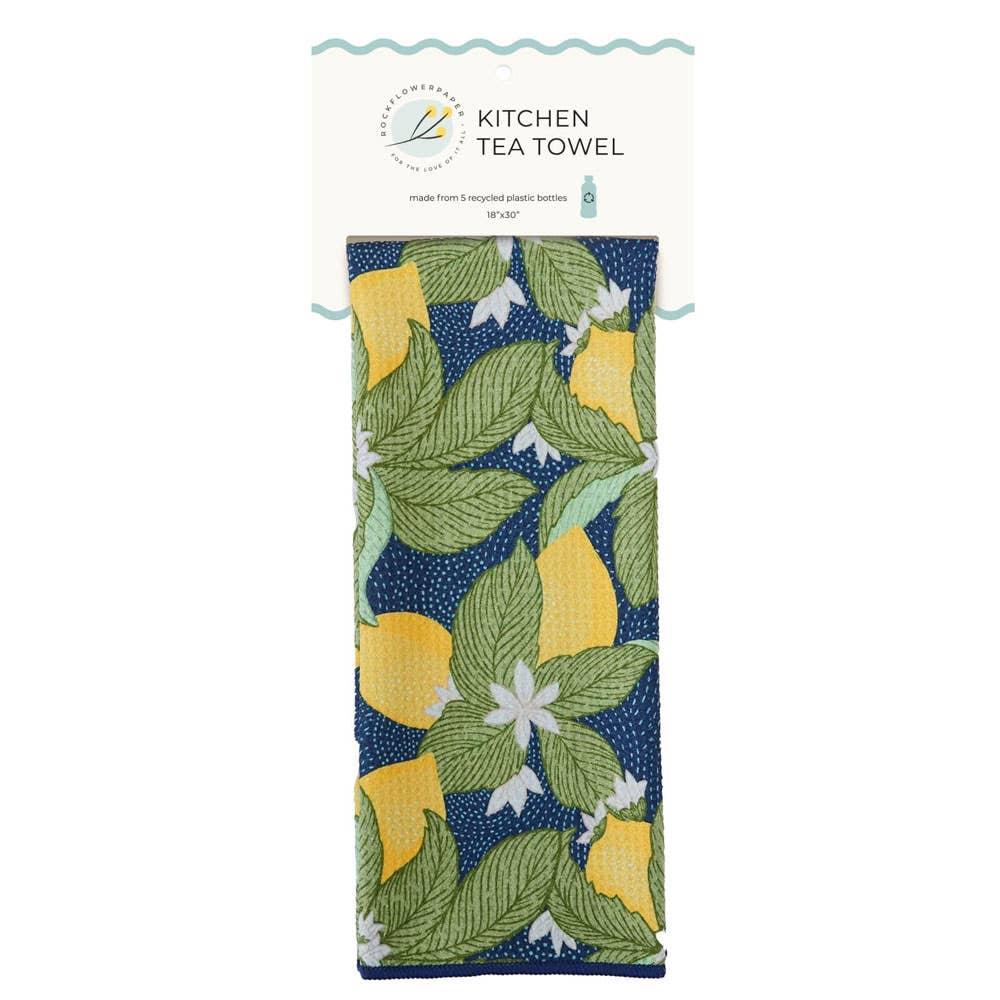 Vintage Lemons Eco  Tea Towel