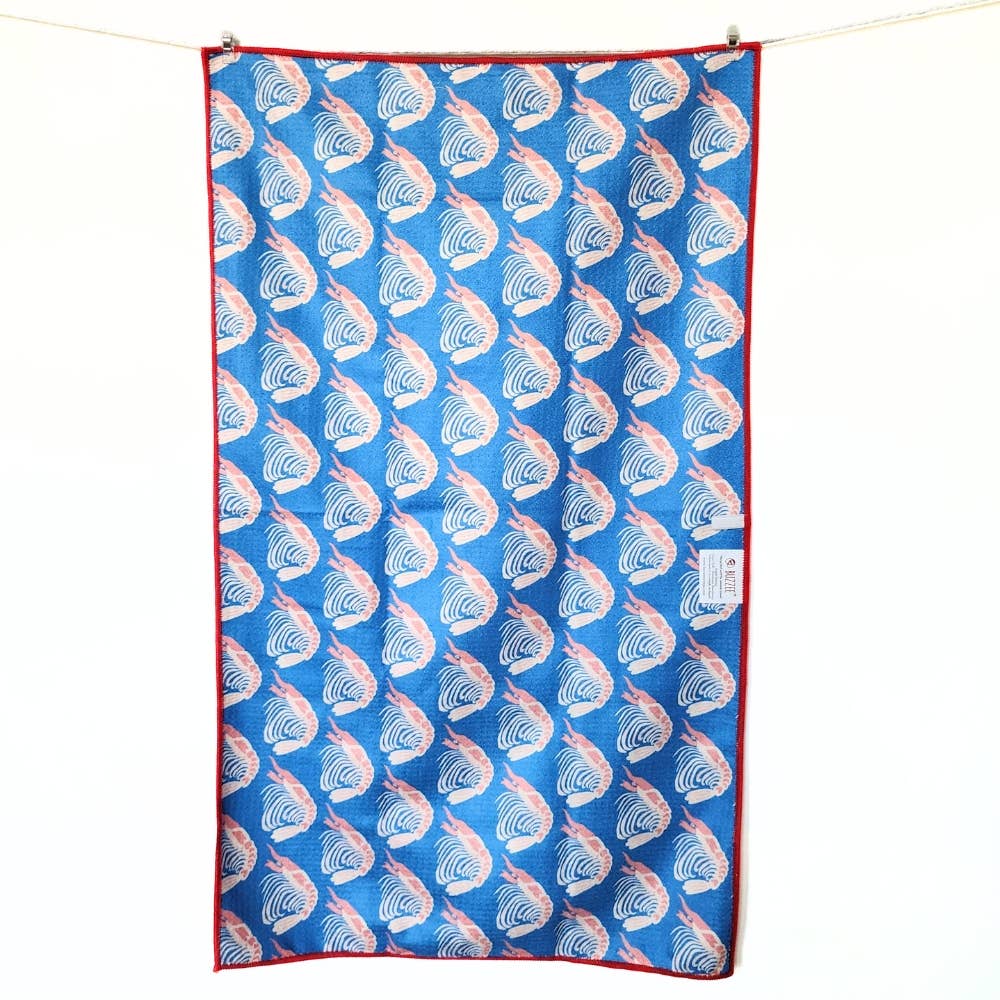 Lobster - Dual Sided Hand Towel- Microfiber Kitchen Towel