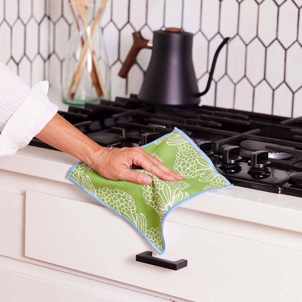 Blue Hydrangea Eco Dish Cloth (Set of 3)