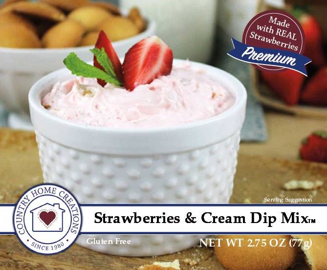 Strawberries & Cream Dip Mix