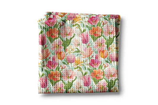 Tulip Kitchen Flower Bloom Spring Summer Towel